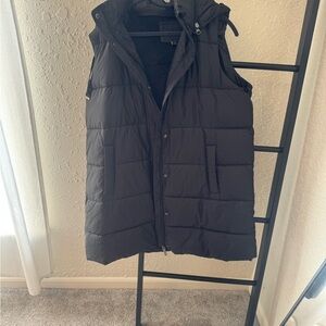 Black Puffer Vest